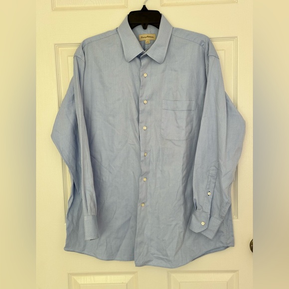 Tommy Bahama Long Sleeve Button Up Shirt Blue - Picture 1 of 13